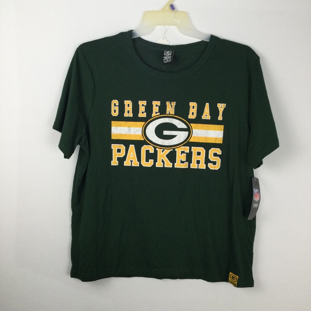 NFL Team Apparel Women's Green Bay Packers Tee shirt NWT new‎ size XL